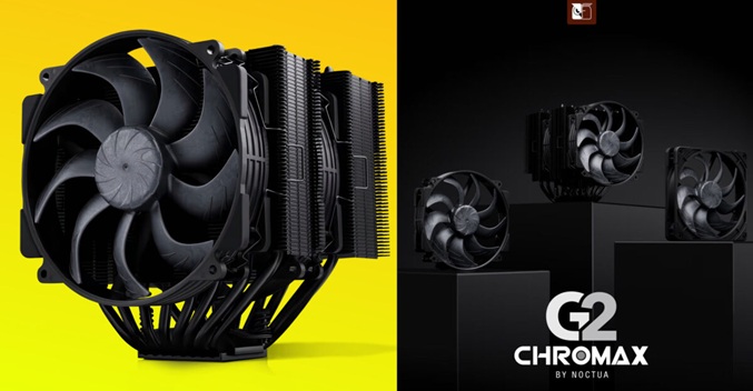 پادشاه خنک‌کننده‌ها سیاه‌پوش شد؛ عرضه NH-D15 G2 chromax با پشتیبانی از پردازنده‌های Nova Lake title image of blog