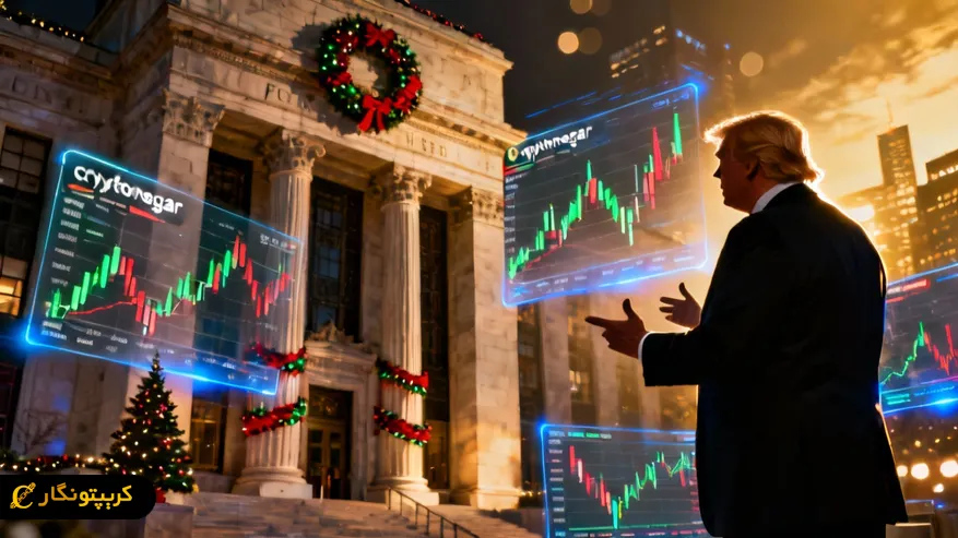کریسمس داغ وال استریت با تصمیم ترامپ برای رئیس فدرال رزرو title image of blog