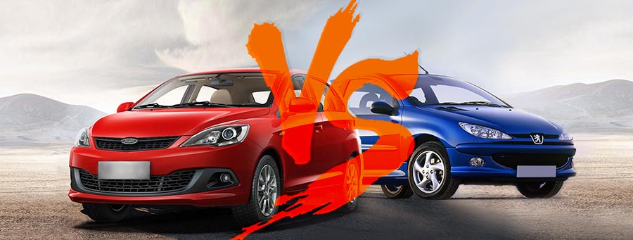 مقایسه پژو ۲۰۶ تیپ ۵ با ام وی ام ۳۱۵ هاچبک title image of blog