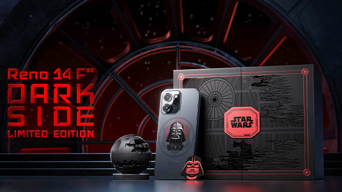 این گوشی جذاب برای عاشقان Star Wars عرضه شد؛ نسخه تاریک Reno 14F 5G [تماشا کنید] title image of blog