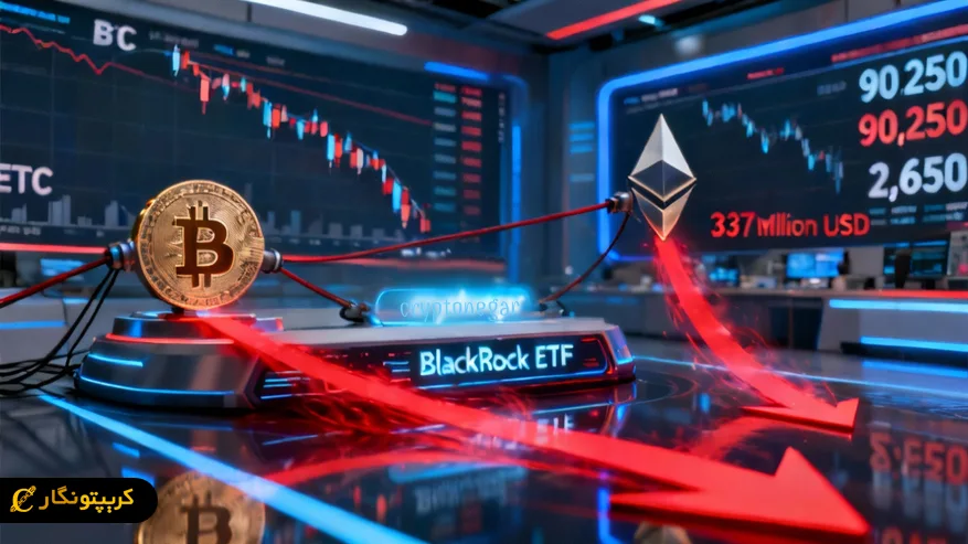 خروج سرمایه بلک راک؛ فروش سنگین بیت کوین و اتریوم title image of blog