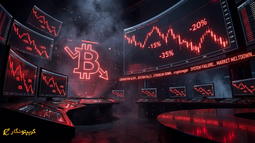 سقوط قیمت بیت کوین به زیر 100 هزار دلار! title image of blog