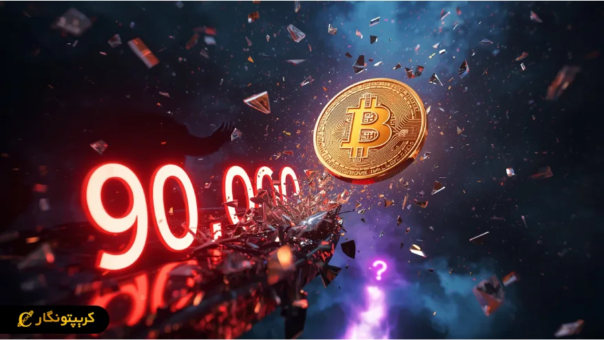 سقوط قیمت بیت کوین زیر ۹۰ هزار دلار؛ شروع جهش تازه یا ادامه ریزش؟ title image of blog